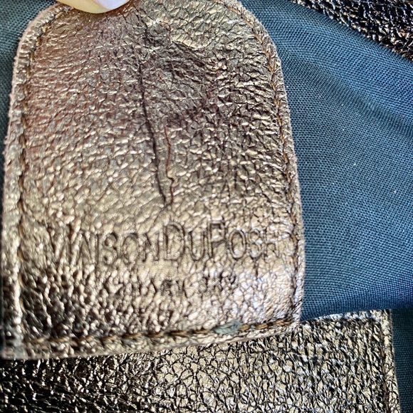 MAISON DU POSH ENVELOPE CLITCH CRYSTAL RING DETAIL - Picture 5 of 8